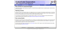Desktop Screenshot of codoncode.org